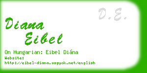 diana eibel business card